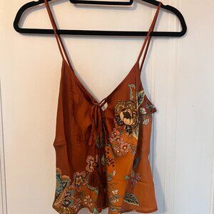 Spell Lily Lace Up Cami Size S NWT
